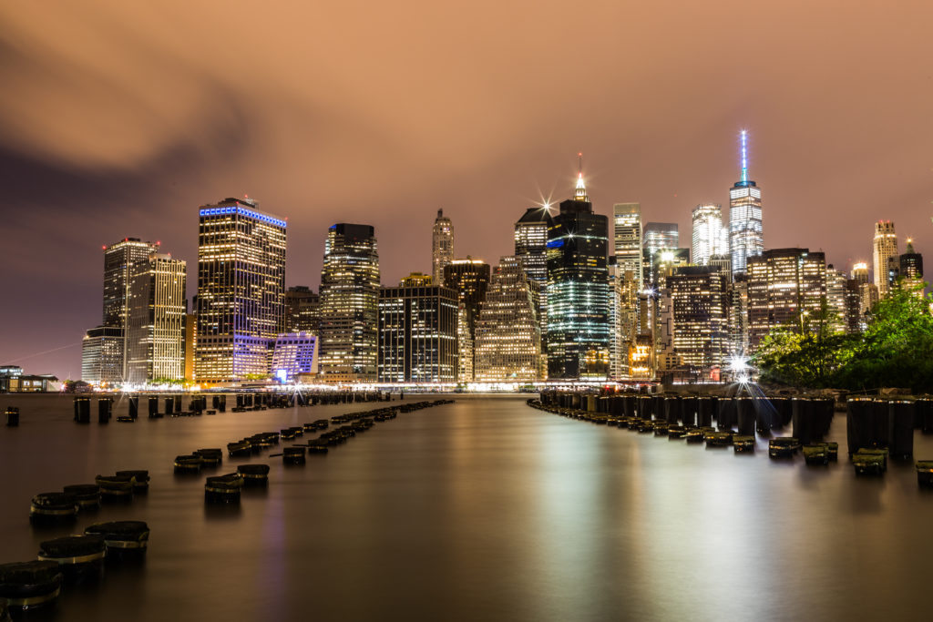Bild der New York Skyline mit guter Bildtiefe